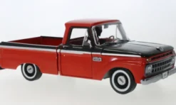 Sun Star Ford F-100 Custom Cab Pickup, rot/schwarz, 1965, 1:18, Best