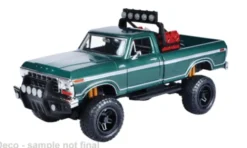 Motormax Ford F-150 Custom, grün, 1979, 1:24, New