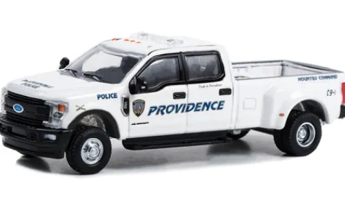 Greenlight Ford F-350 Dually, 2018, Providence Police Department Mounted Unit, 1:64, Sale
