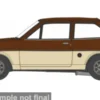 Oxford Ford Fiesta MK I, beige/dunkelrot, 1:76, Hot