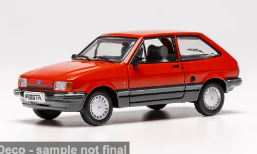 IXO Ford Fiesta MK II, rot, 1984, 1:43, New