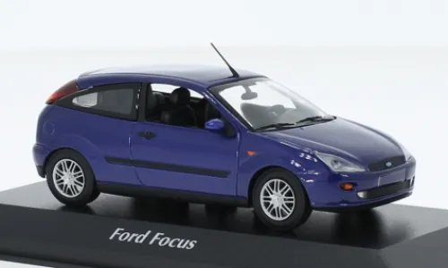 Maxichamps Ford Focus MK I, blau, 1998, 1:43, Hot