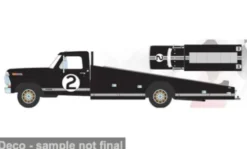 ACME Ford F-350 Ramp Truck, schwarz, 1970, 60th Anniversary 24 Hours of Le Mans 1966, #2, 1:18,