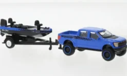 Maisto Ford F-150 SVT Raptor, blau/schwarz, 2021, 1:64, Hot