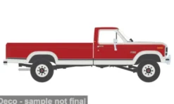 IXO America Ford F-250 XLT Lariat, rot/weiss, 1984, 1:64, Hot