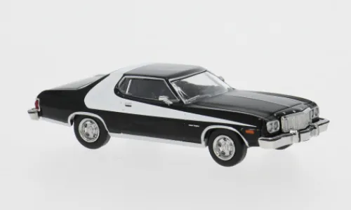 Brekina Ford Gran Torino, schwarz/weiss, 1976, 1:87, Outlet