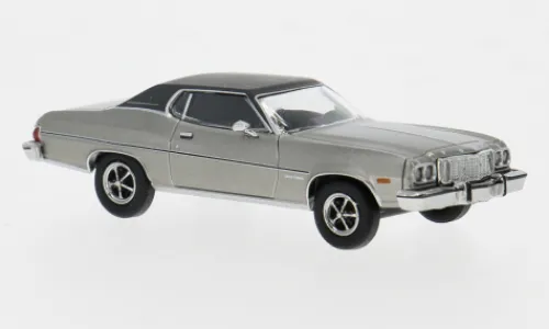 Brekina Ford Gran Torino, silber/dunkelgrau, 1976, 1:87,