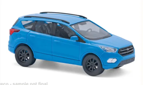 Busch Ford Kuga, blau, 2017, 1:87,