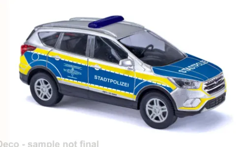 Busch Ford Kuga, 2017, Stadtpolizei Wiesbaden, 1:87, Best