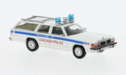 Brekina Ford LTD Station Wagon, 1979, Chicago Police, 1:87, Discount