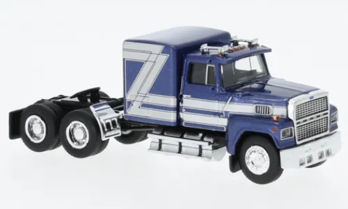 Brekina Ford LTL 9000, dunkelblau/silber, 1978, 1:87, Discount