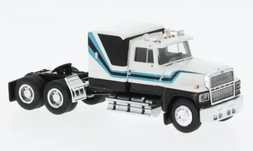 Brekina Ford LTL 9000, schwarz/weiss, 1978, 1:87, Hot