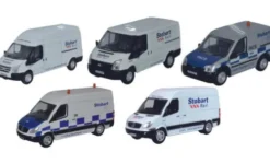 Oxford Ford + Mercedes 5er-Set: Stobart Group, 1:76, Clearance