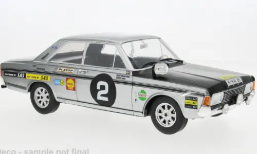 MCG Ford 20M RS (P7b), Rally WM, East African Safari Rally, 1969, #2, B.Söderström/G.Palm, 1:18, Online