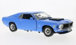 Motormax Ford Mustang Boss 429, blau, 1970, 1:18, Online