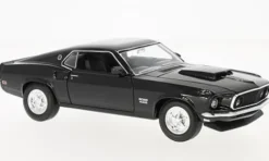 Welly Ford Mustang Boss 429, schwarz, 1969, 1:24, Outlet