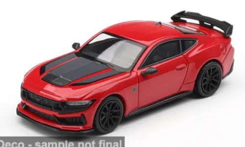 Mini GT Ford Mustang Dark Horse, rot/schwarz, 2025, 1:64, Hot