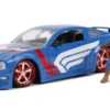 Jada Ford Mustang GT, blau/Dekor, 2006, Marvel Avengers - Captain America, 1:24,