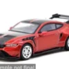 Tarmac Works Ford Mustang GTD, rot/schwarz, 1:64, Hot