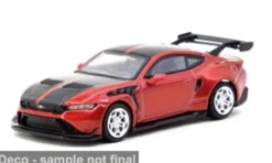 Tarmac Works Ford Mustang GTD, rot/schwarz, 1:64, Hot