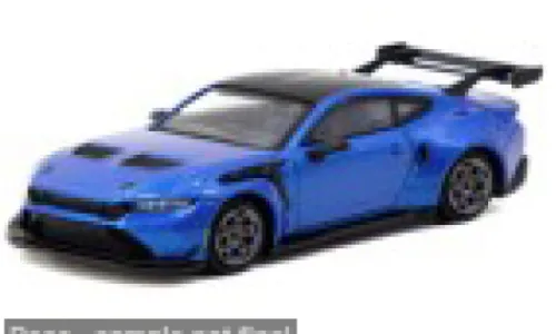 Tarmac Works Ford Mustang GTD, schwarz/Dekor, 1:64, Best