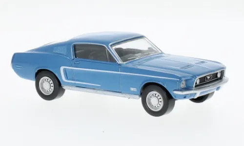 Norev Ford Mustang GT Fastback, hellblau, 1968, 1:43, Best