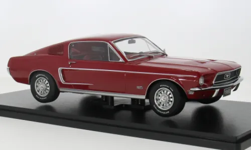 KK Scale Ford Mustang GT Fastback, rot, 1968, 1:18, Clearance