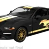 Motormax Ford Mustang GT, schwarz/gold, 2018, 1:24, Best