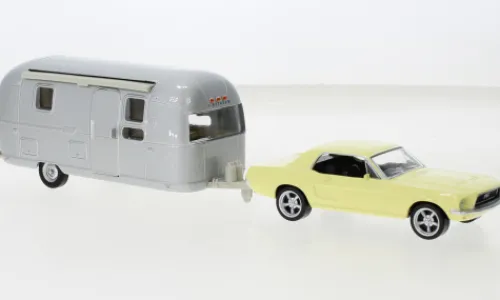 Norev Ford Mustang, hellgelb, 1968, 1:43, New