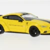 Mini GT Ford Mustang LB Works, gelb/schwarz, 2015, 1:64,