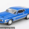 Mini GT Ford Mustang Mach 1, blau, 1971, 1:64, Outlet