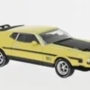 Mini GT Ford Mustang Mach 1, gelb/schwarz, 1971, 1:64, Clearance