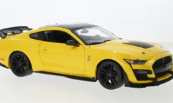 Maisto Ford Mustang Shelby GT500, gelb/schwarz, 2020, 1:18, Best