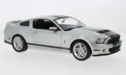 Greenlight Ford Mustang Shelby GT 500, silber/schwarz, 2011, 1:18, Best