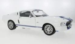 KK Scale Ford Mustang Shelby GT500, weiss/blau, 1967, 1:12, Clearance