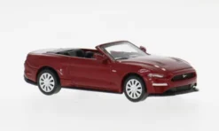 PCX87 Ford Mustang VI Cabriolet, dunkelrot, 2020, 1:87, New