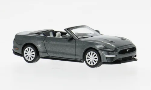 PCX87 Ford Mustang VI Cabriolet, dunkelgrau, 2020, 1:87, Outlet