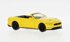 PCX87 Ford Mustang VI Cabriolet, gelb, 2020, 1:87, Best