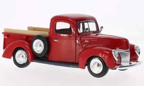Motormax Ford Pick Up, rot, 1940, 1:24, Online