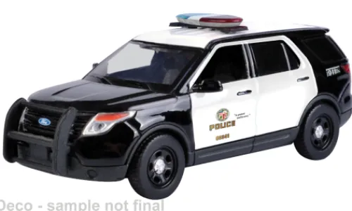 Motormax Ford Police Interceptor Utility, 2015, LAPD, 1:43, New