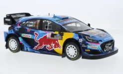 IXO Ford Puma Rally1, Rallye WM, Rallye Schweden, 2023, Red Bull, #7, P-L.Loubet/N.Gilsoul, 1:18, Online