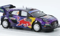 Spark Ford Puma Rally1, Rallye WM, Safari Rallye, 2022, M-Sport Ford World Rally Team, Red Bull, #19, S.Loeb/I.Galmiche, 1:43, Hot