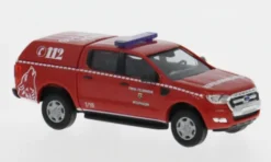 Busch Ford Ranger, 2016, Feuerwehr Wolfhagen, 1:87, Hot