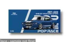 Pop Race Ford Shelby Mustang GT500, blau/weiss, Tokyo Station Exclusives, 1:64, Best