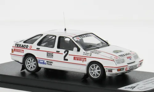 Trofeu Ford Sierra XR 4x4, Rally Schweden, 1987, #2, S.Blomqvist/B.Berglund, 1:43, Hot