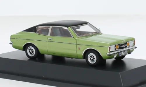 Schuco / Pro.R Ford Taunus (TC I) Coupe, hellgrün/schwarz, 1974, 1:43, Best