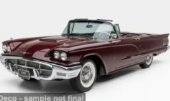 Sun Star Ford Thunderbird, dunkelrot, 1960, 1:18,