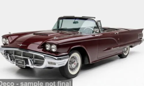Sun Star Ford Thunderbird, dunkelrot, 1960, 1:18,