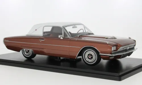 KK Scale Ford Thunderbird Landau Coupe, bronze/weiss, 1966, 1:18, New