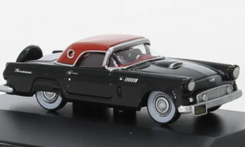 Oxford Ford Thunderbird, schwarz/rot, 1956, 1:87, New